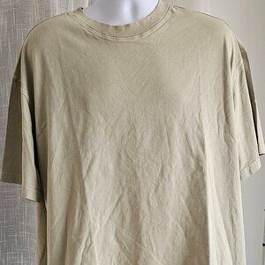 ALESBURY Stitch Fix Men's Heavyweight Washed Jersey Relaxed Fit Tee Green Size